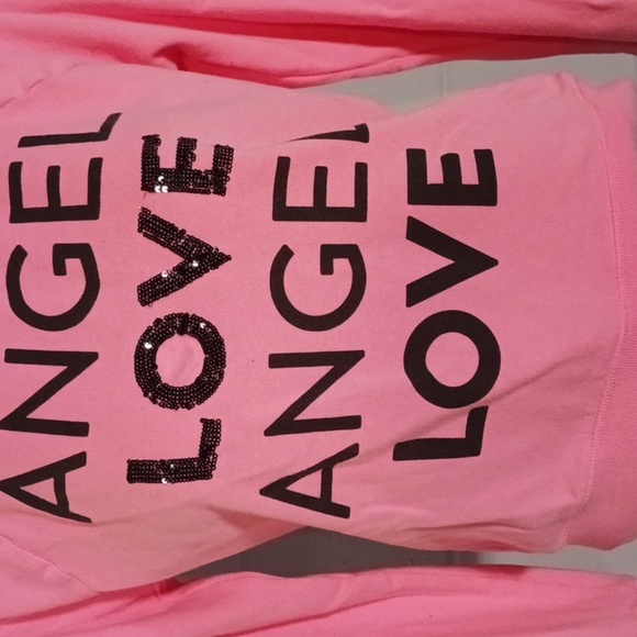 Pink and black Victoria's Secret sweatshirt - Picture 2 of 5
